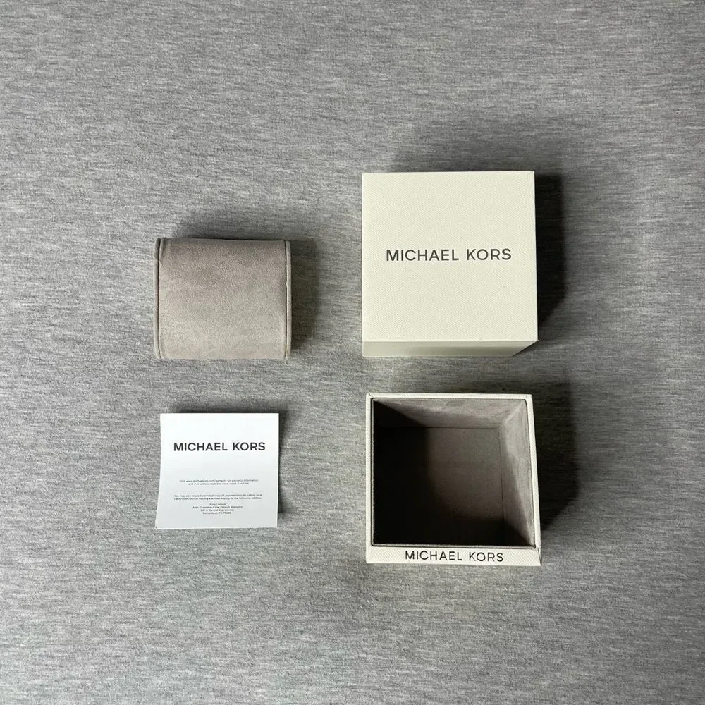 Michael Kors 3.5” x 3.5” Jewelry Watch Gift Box 3 PCS. Set